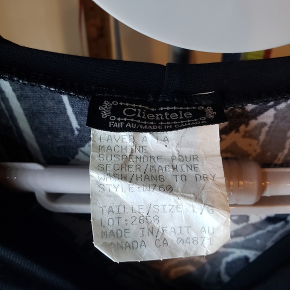 Clientele stretch black and white hoodie - Picture 4 of 8